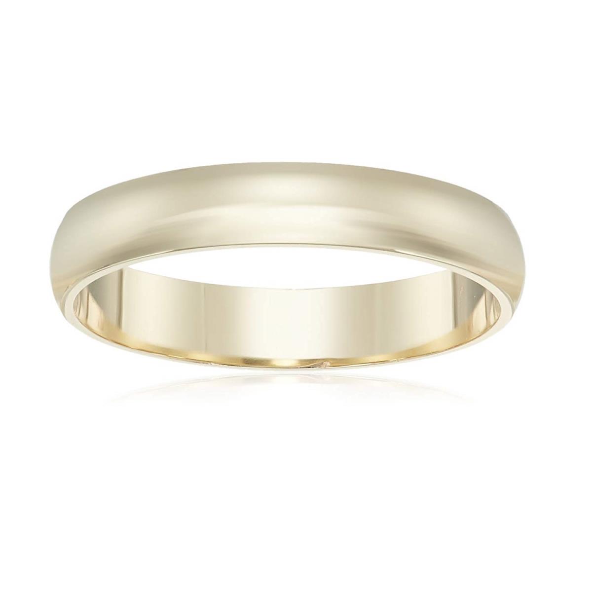 10K Yellow Gold 3mm Polished Plain Wedding Band