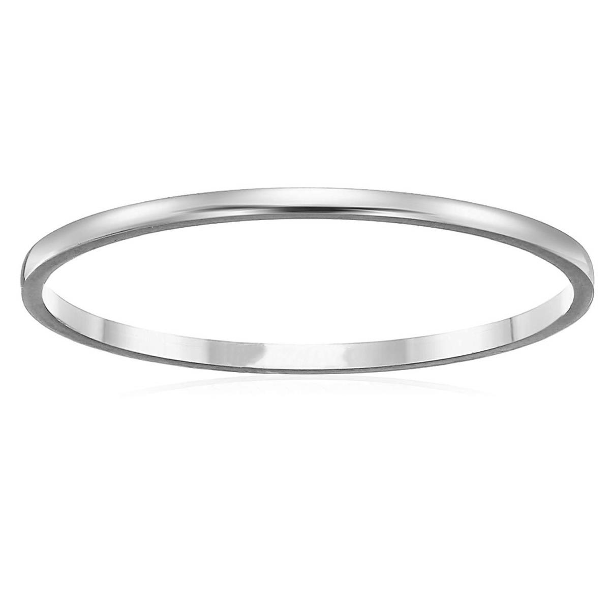 10K White Gold 1.00mm Polished Plain Wedding Band