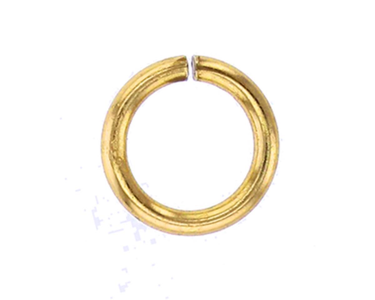 Sterling Silver Yellow 1X7MM Jump Ring Finding