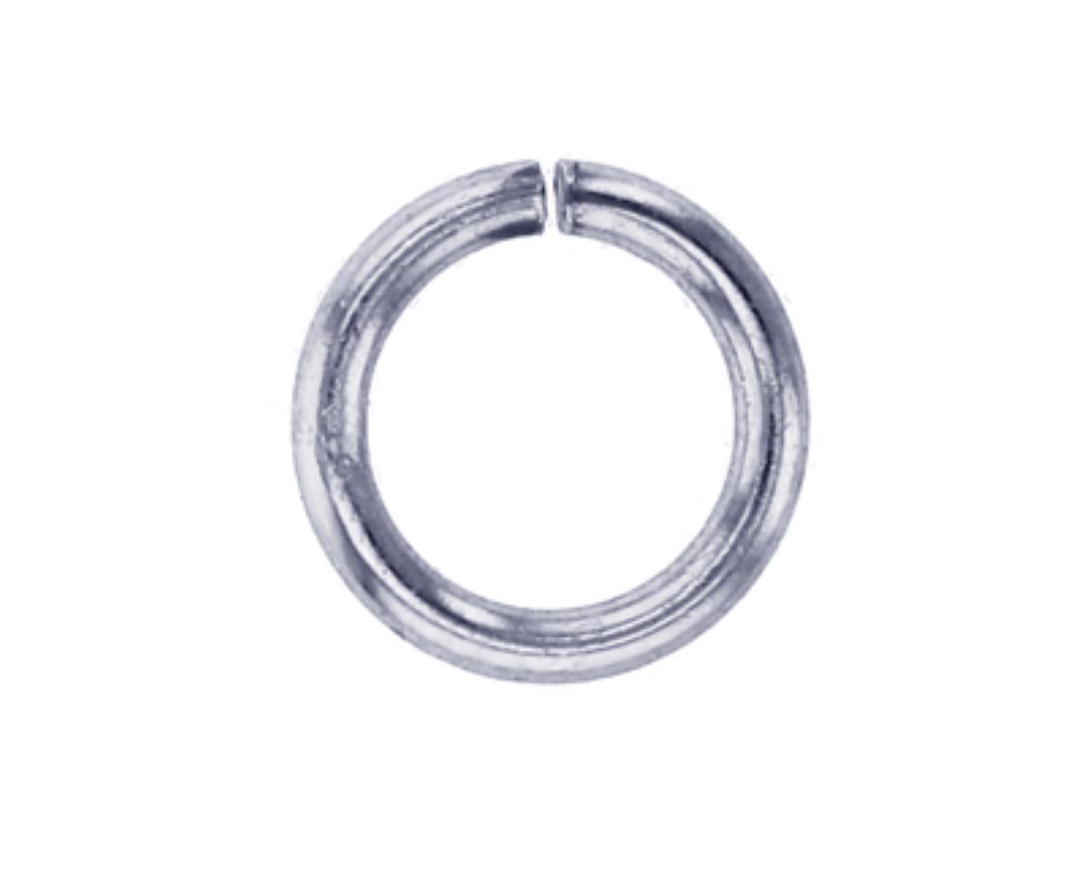 Sterling Silver Rhodium 1X7MM Jump Ring Finding