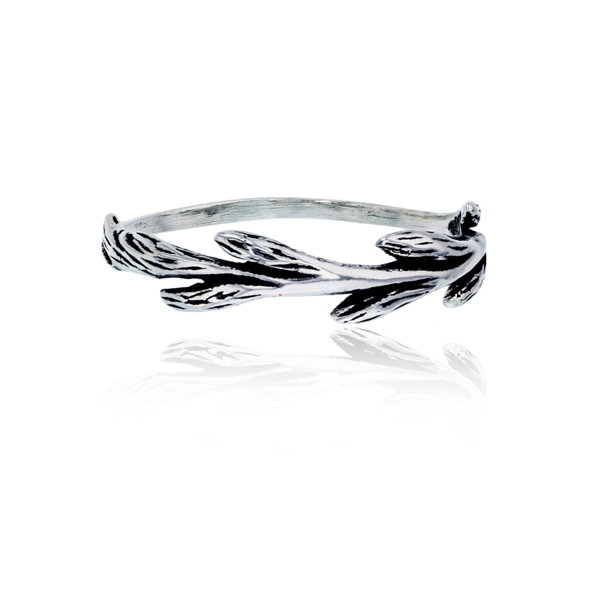 Sterling Silver Oxidized Tree Branch Fashion Ring