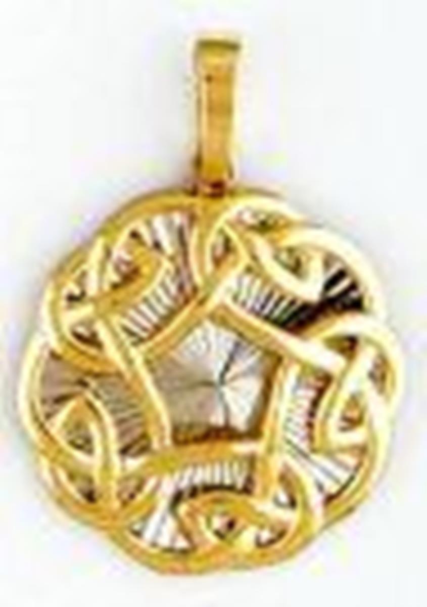 14K Two-Tone Gold Polished & Diamond Cut Interlocking Rounded 18"+2" Box Chain Necklace