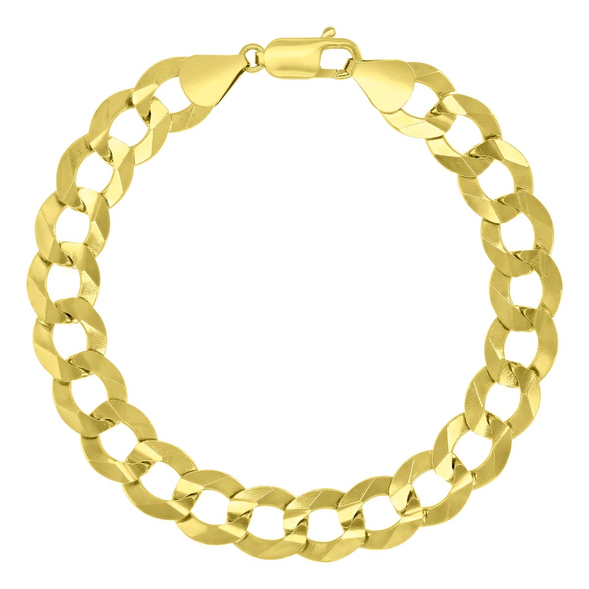 14K Yellow Gold 11MM Cuban 280 8.5" Chain Bracelet