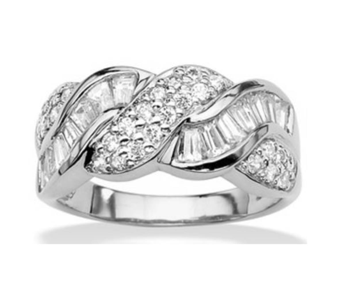Sterling Silver Rhodium San Marco Fashion Ring