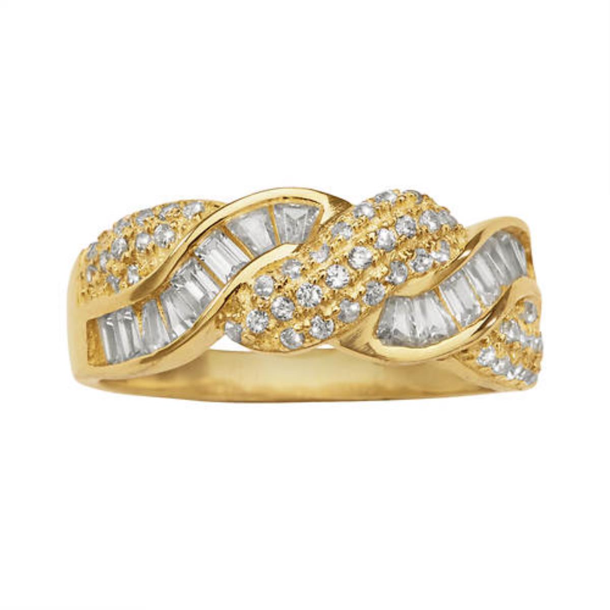 Sterling Silver Yellow San Marco Fashion Ring