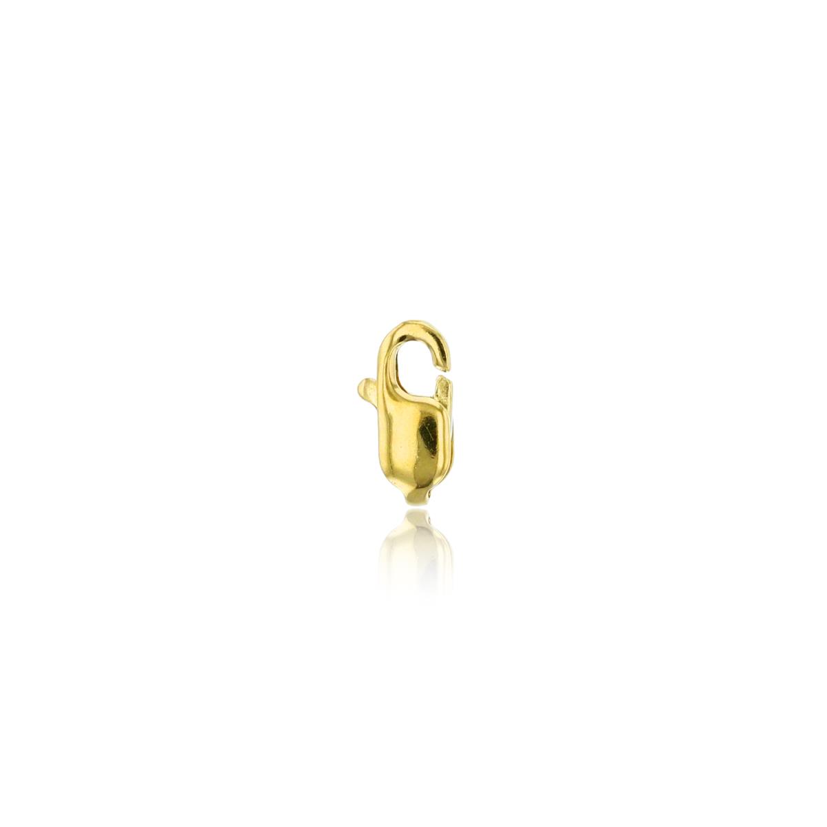 14K Yellow Gold 8mm Lobster Lock Finding
