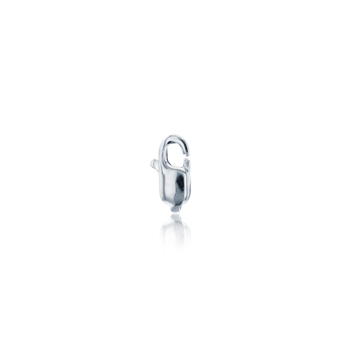 14K White Gold 8mm Lobster Lock Finding