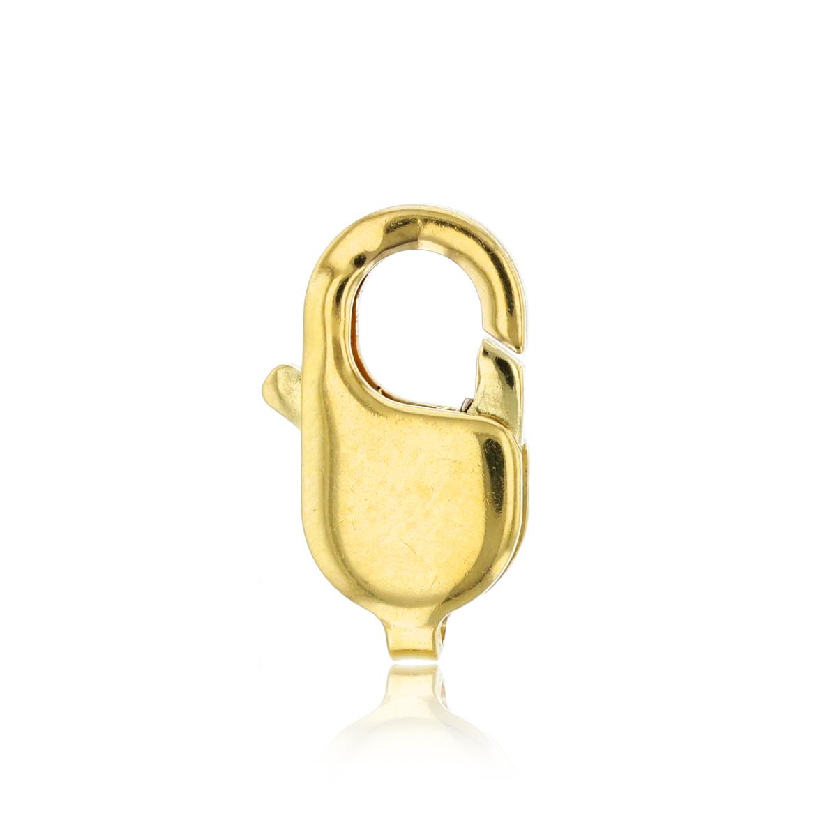 14K Yellow Gold 18mm Lobster Lock Finding