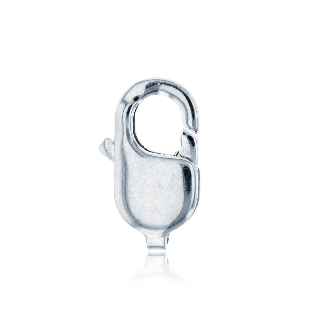 14K White Gold 18mm Lobster Lock Finding