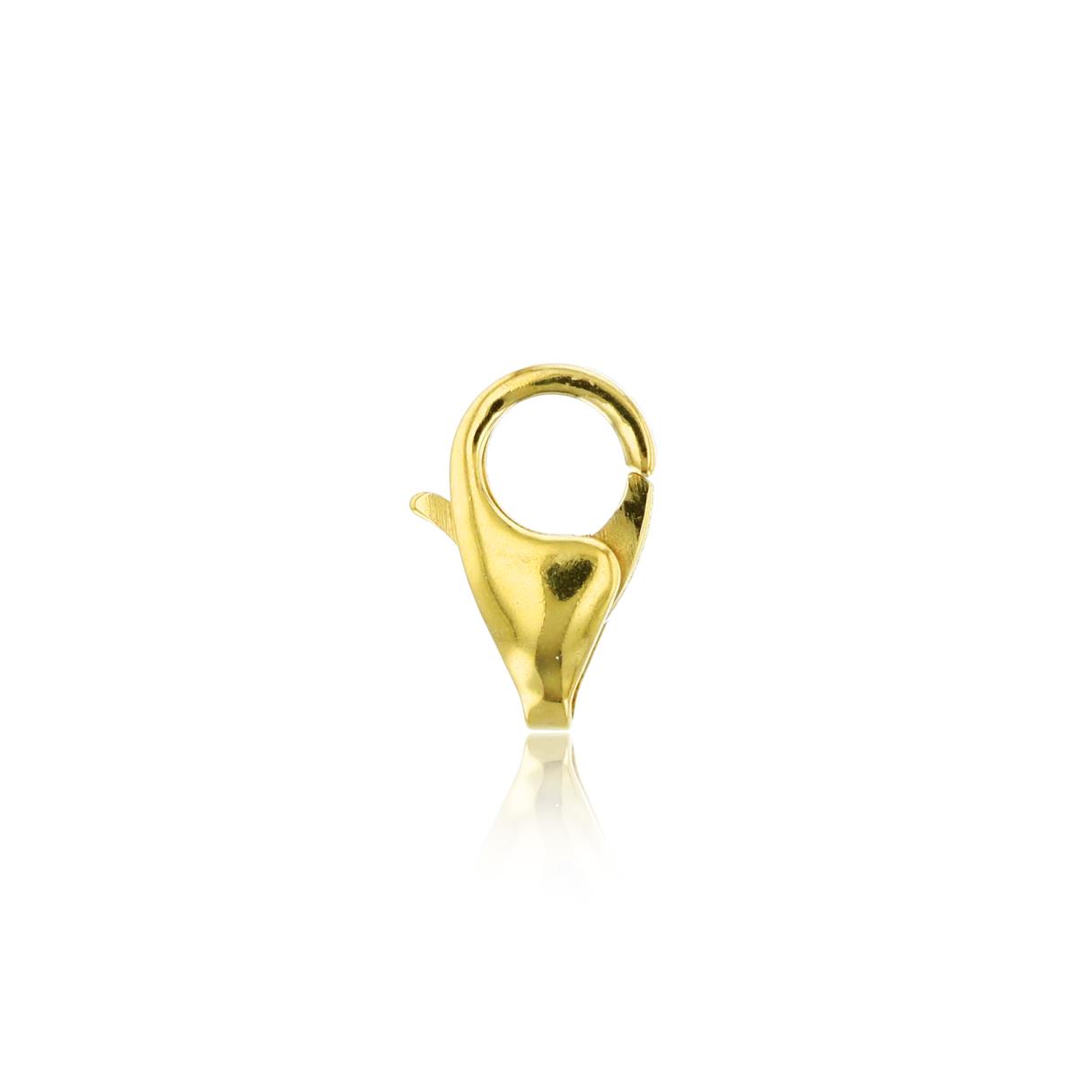 14K Yellow Gold 12mm Pear Lock Finding