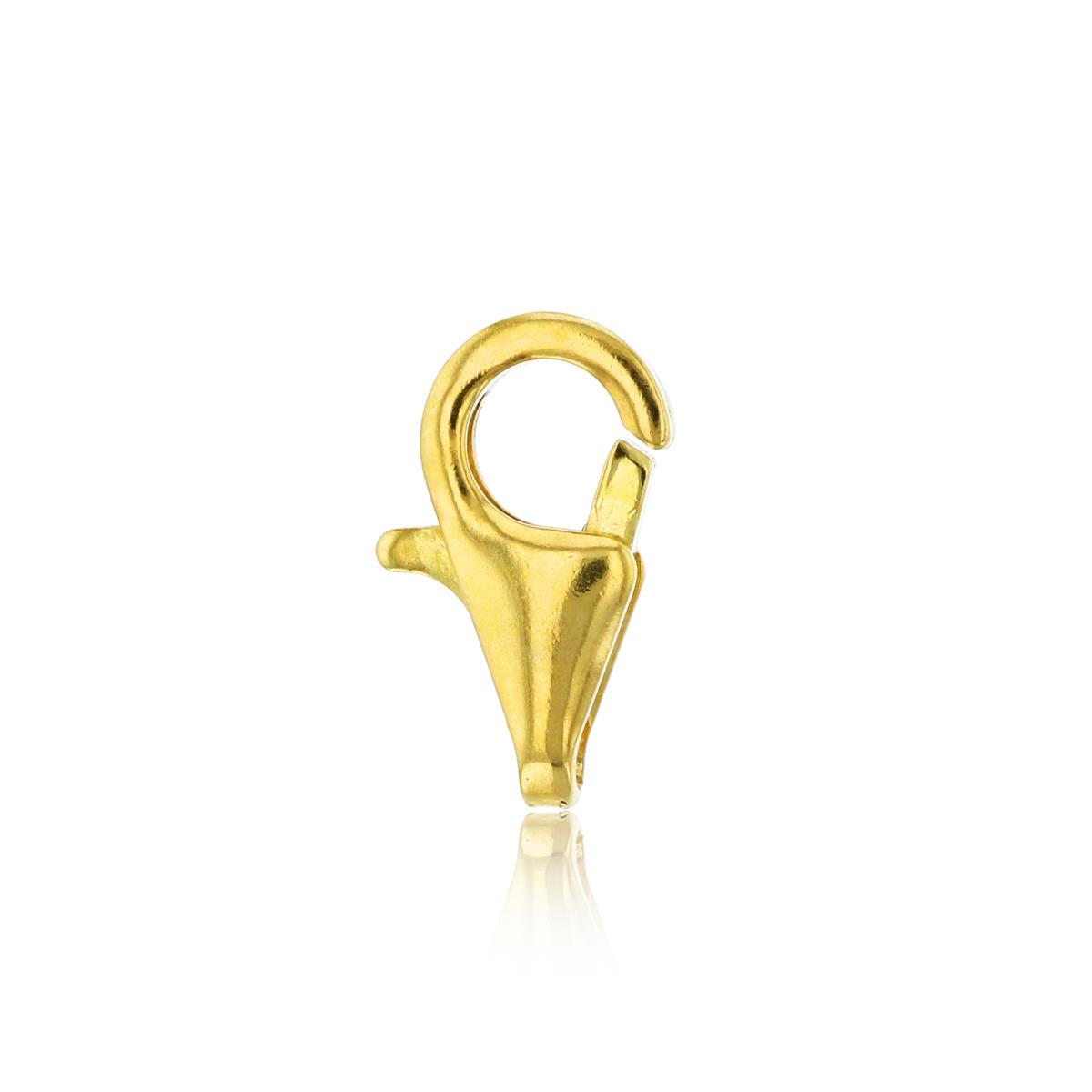 14K Yellow Gold 15mm Pear Lock Finding
