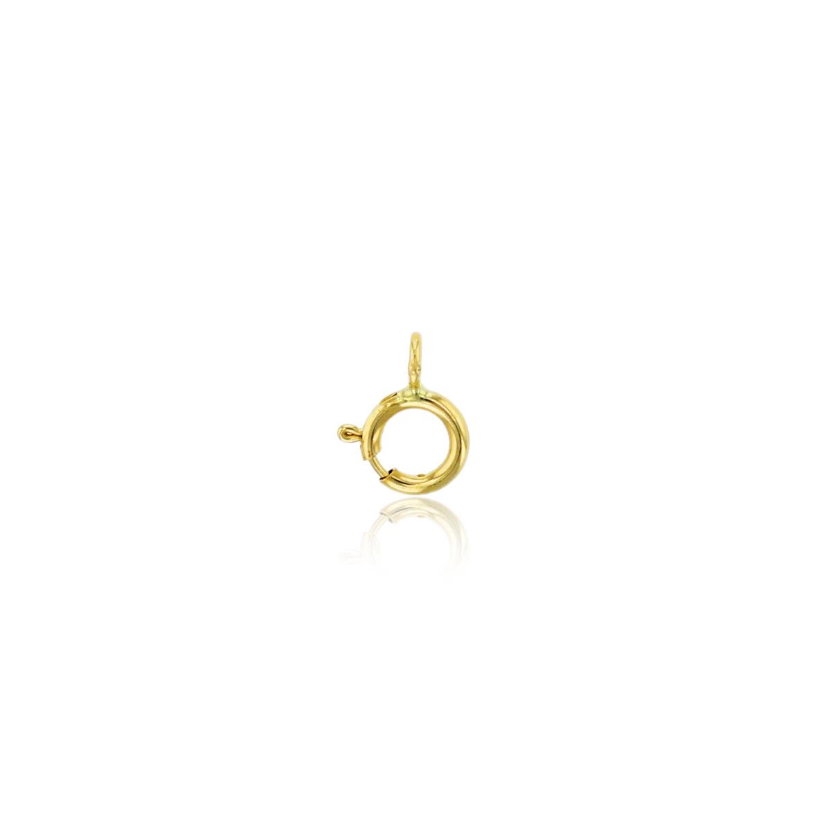 14K Yellow Gold 4.5mm Spring Ring Finding