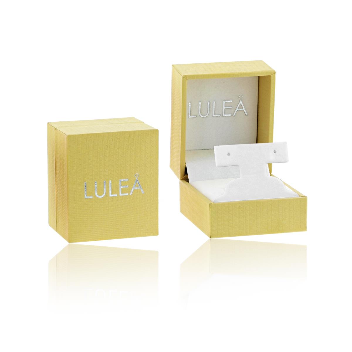 Lulea Sterling Silver Mustard Yellow 46x53x38MM Single Stud Box