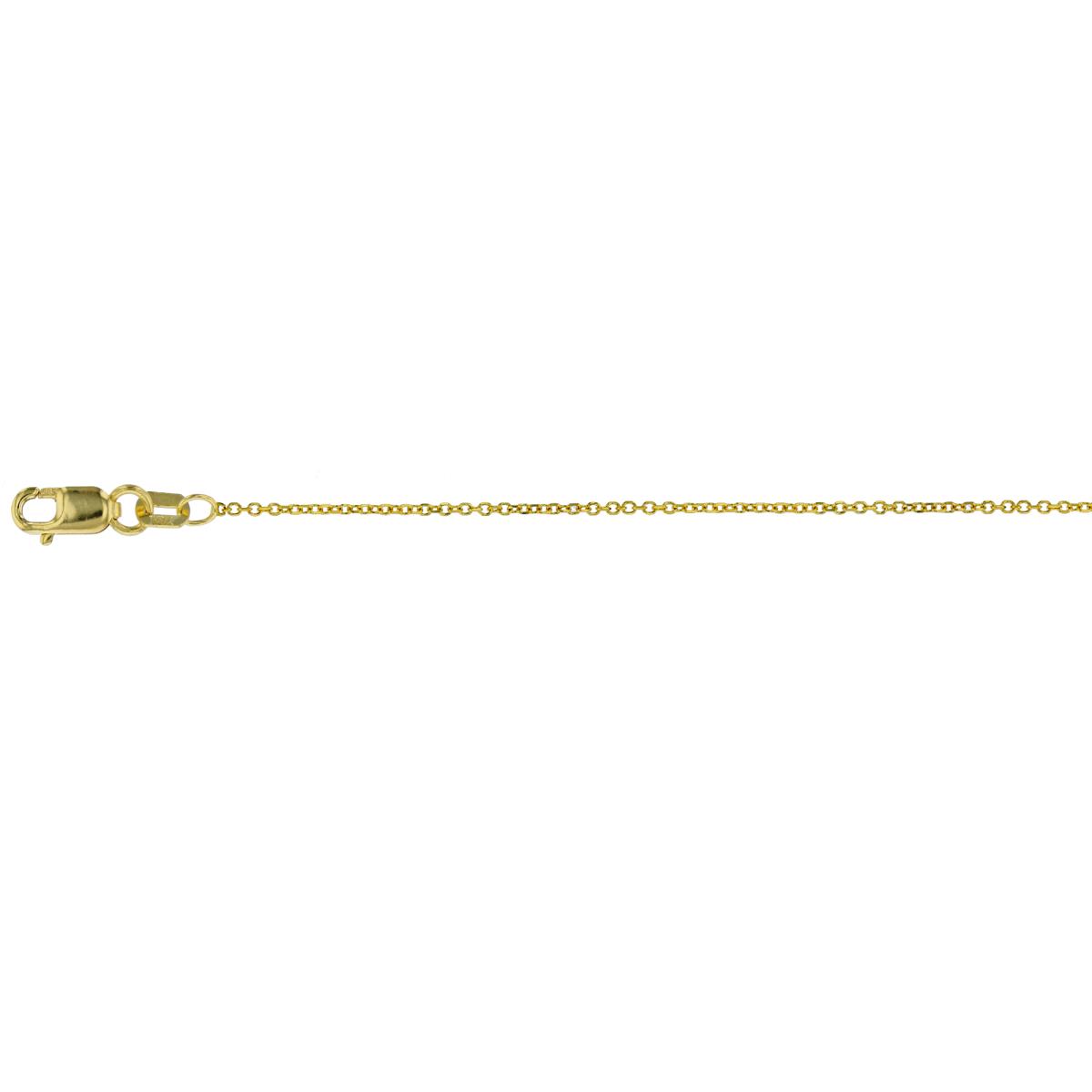 10K Yellow Gold 16" 030 Cable Chain