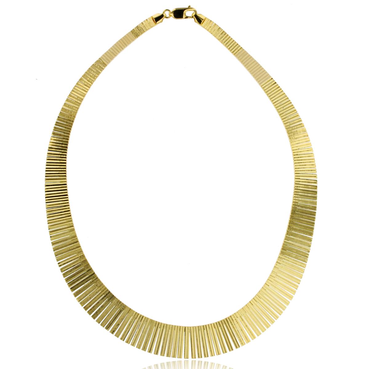 Bronze Yellow DC Graduated 160 Cleopatra 16" Necklace