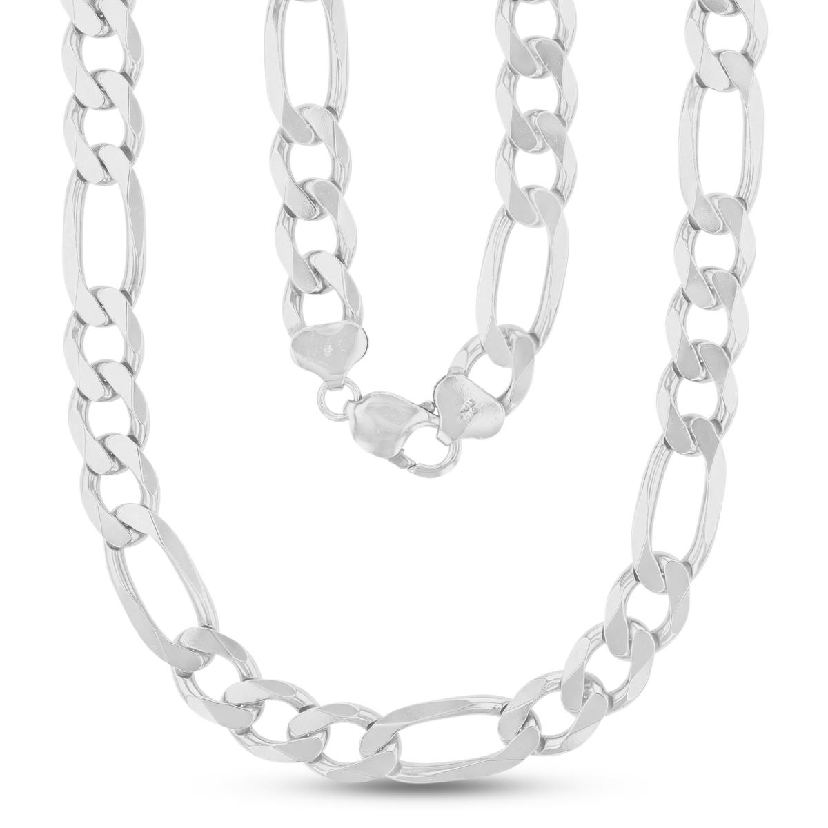 Sterling Silver E-Coated 300-Gauge 24" Chain Rhodium Plated 