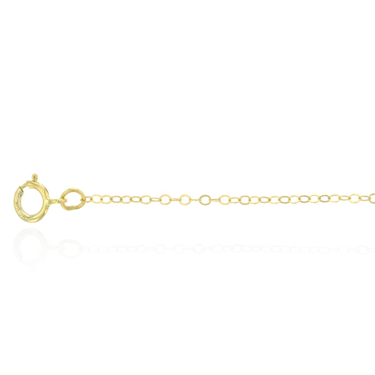 10K Yellow Gold 1.15mm 18" 018 Cable Chain