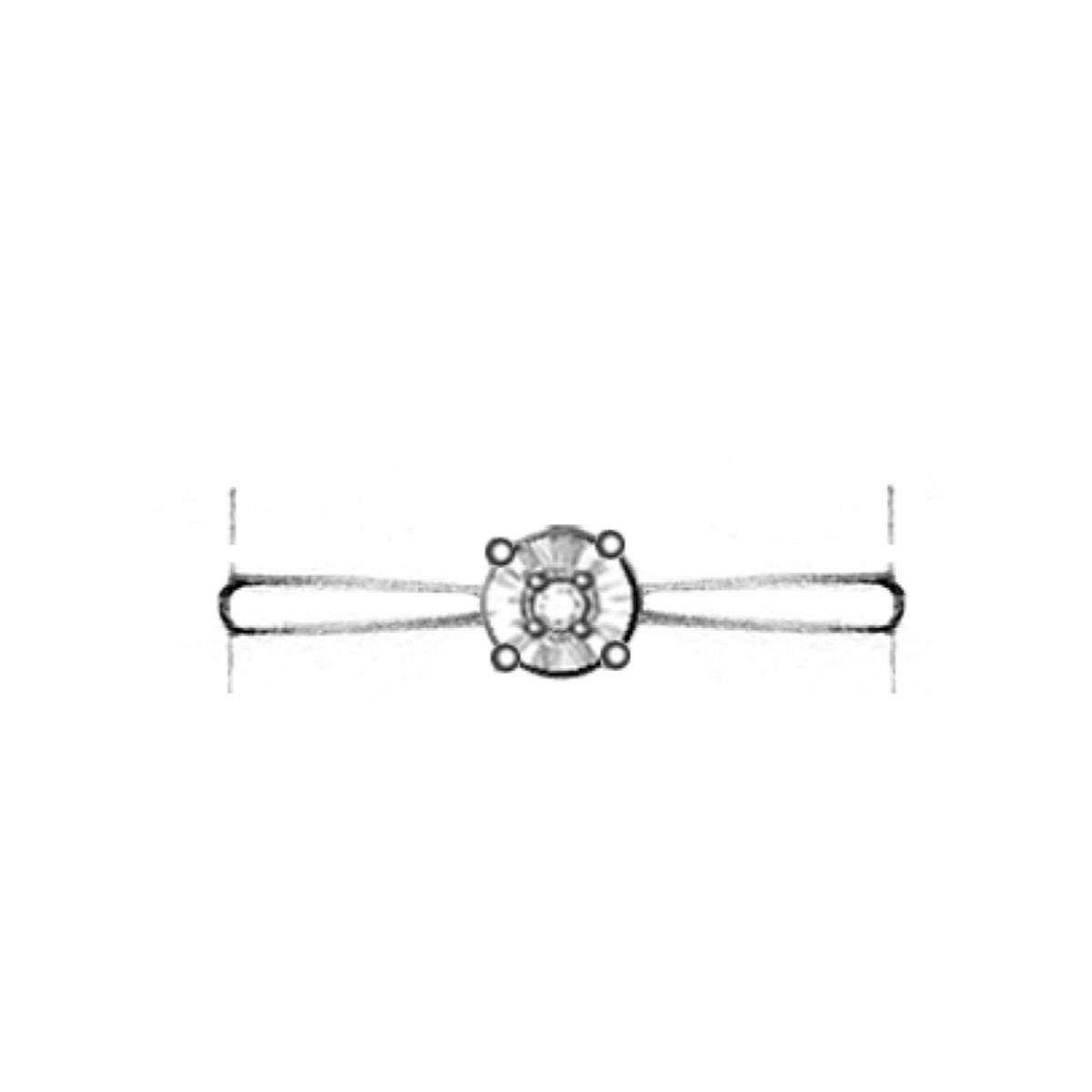 10KY Yellow Gold 1.3mm Rd CZ Polished Ring