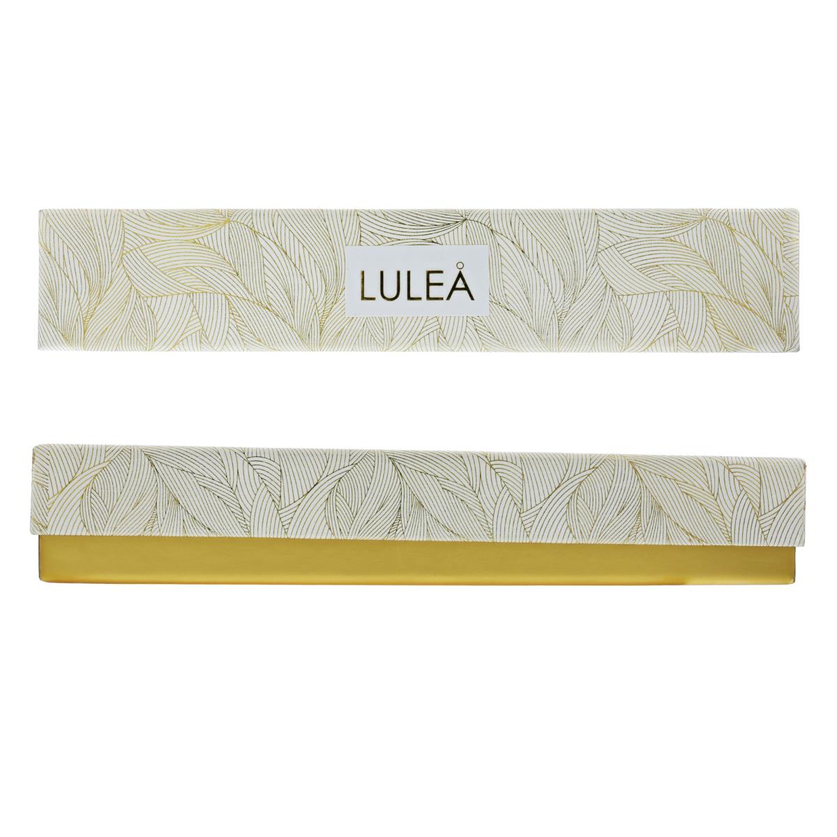 Lulea Gold Foil 203x38x32mm Leaf Long Box