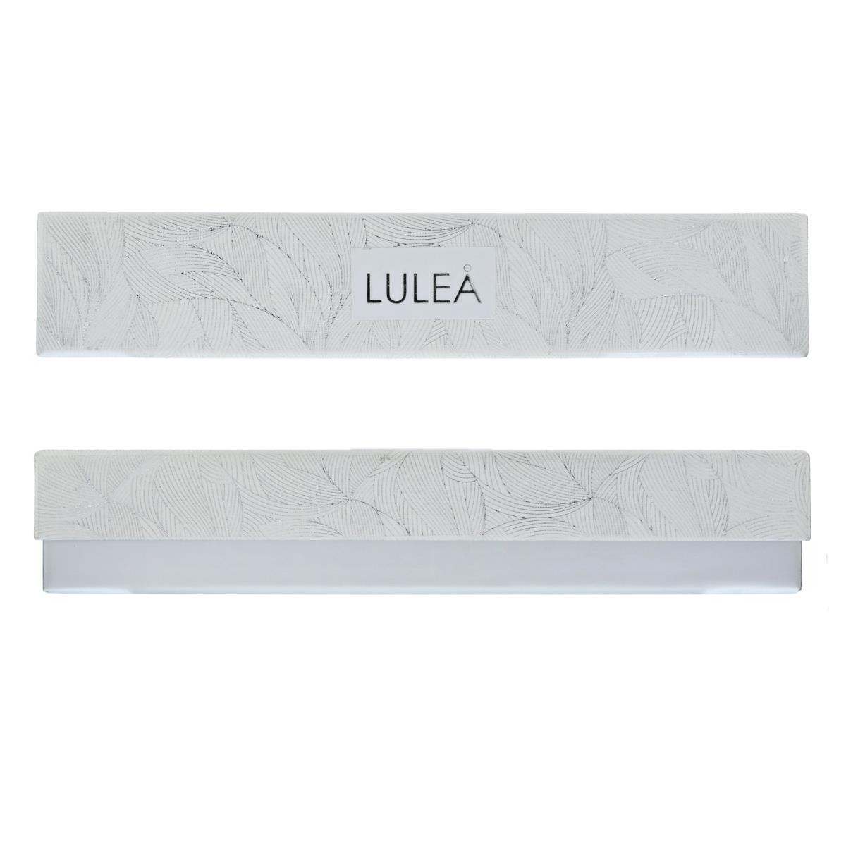 Lulea Silver Foil 203x38x32mm Leaf Long Box