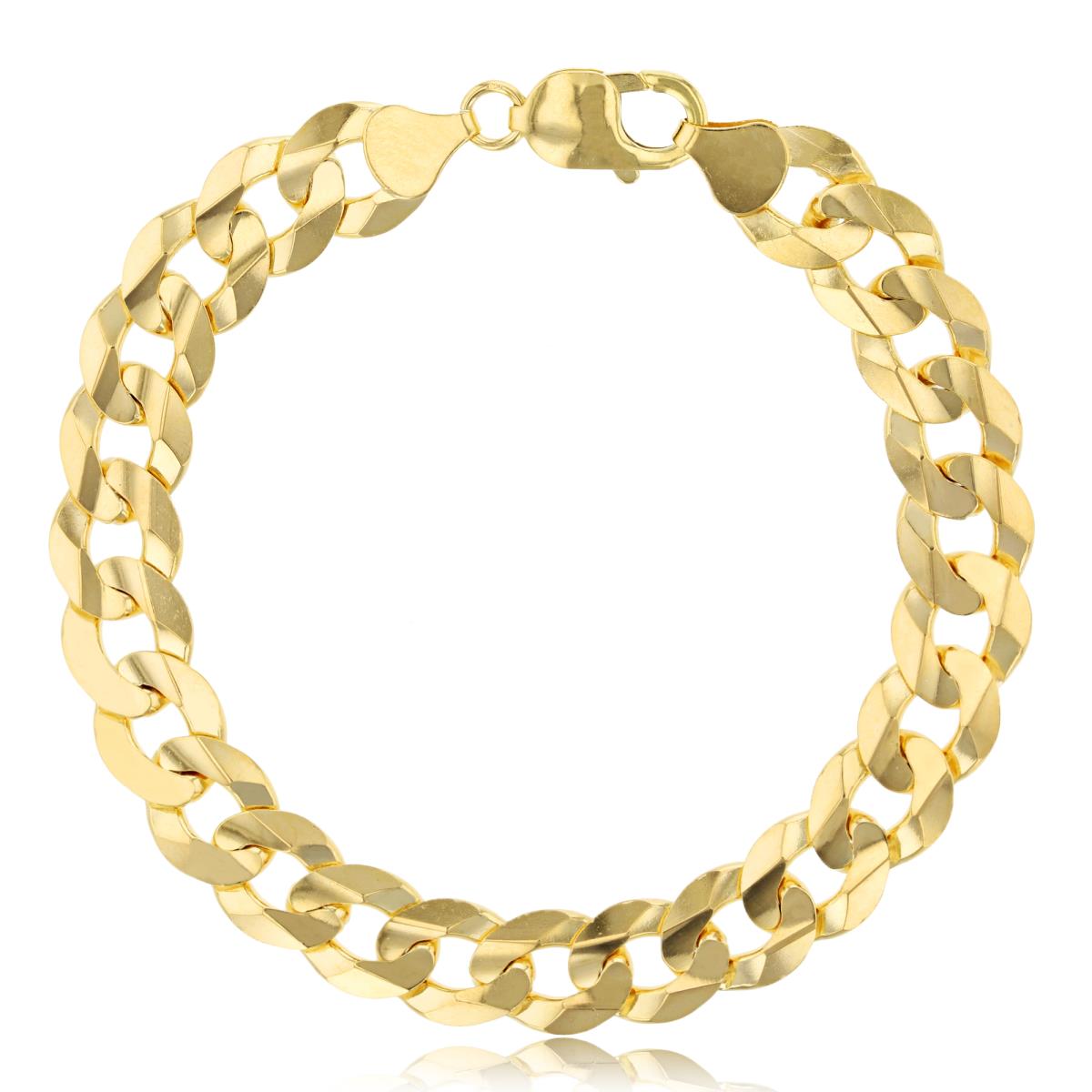 10K Yellow Gold 11MM Cuban 280 8.5" Chain Bracelet