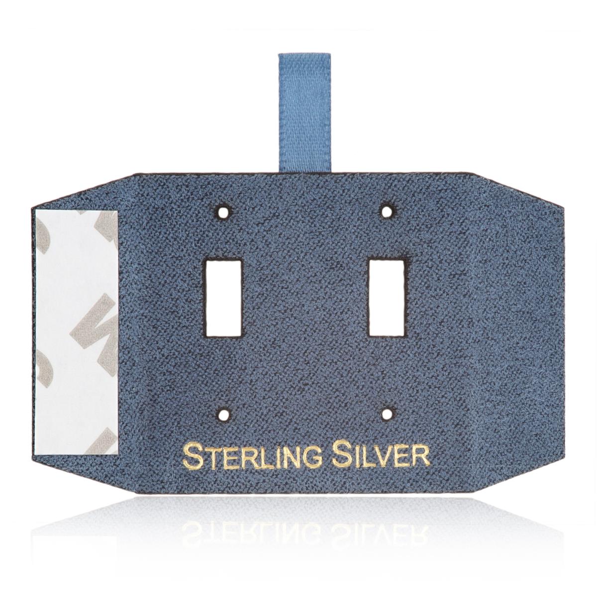 Gray Sterling Silver, Gold Foil Huggie & Stud Insert (Box B06-159/Gray/D)