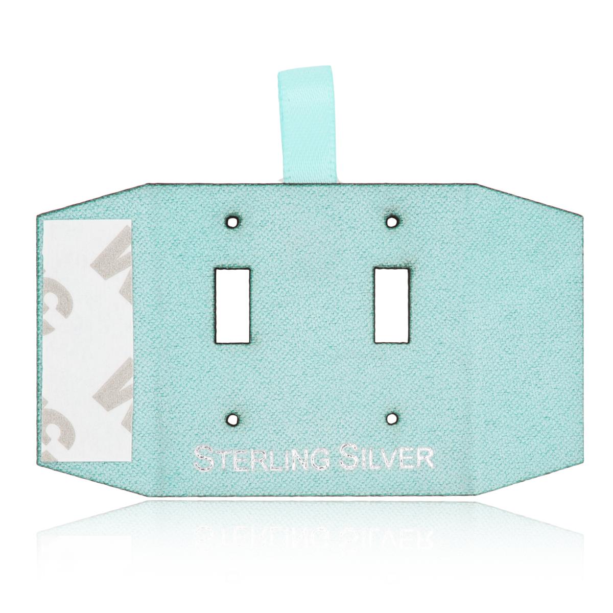 Mint Sterling Silver, Silver Foil Huggie & Stud Insert (Box B06-159/Mint/D)