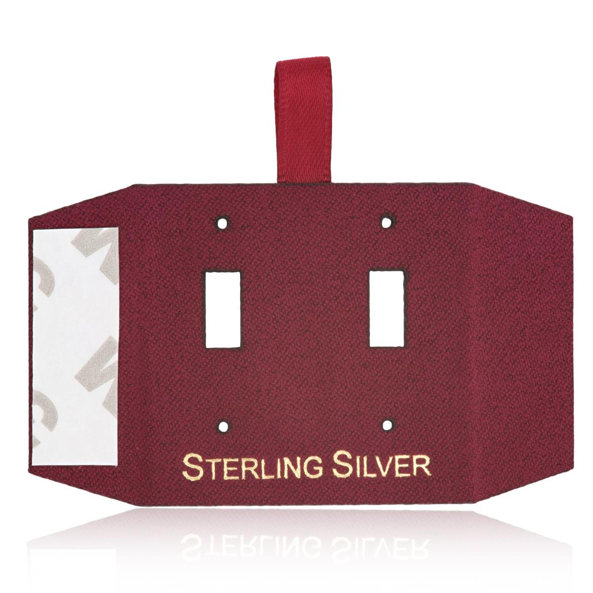 Wine Sterling Silver, Gold Foil Huggie & Stud Insert (Box B06-159/Green/D)