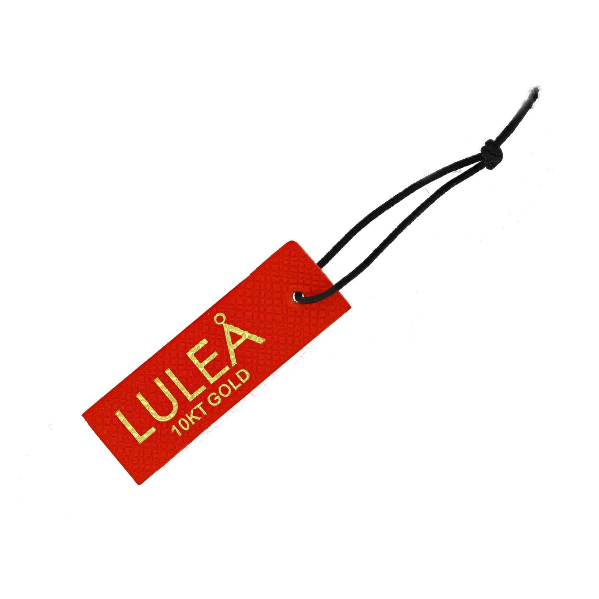 Lulea 10K GOLD Wine String Tag