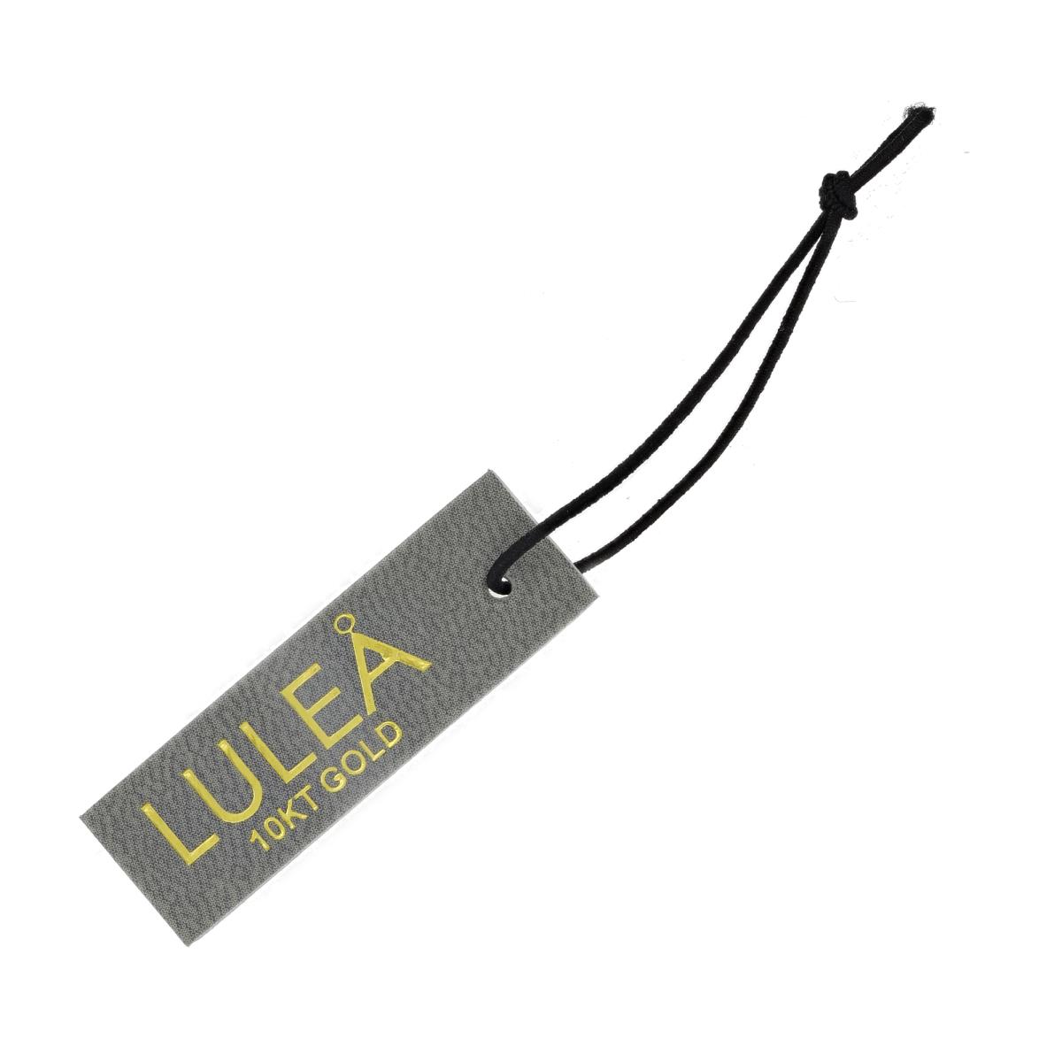 Lulea 10K GOLD Gray String Tag