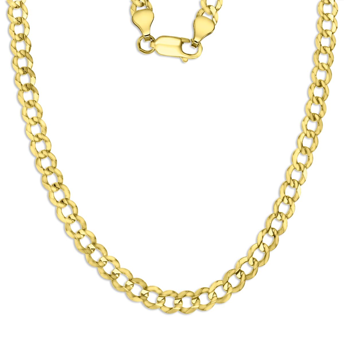 10K Yellow Gold 5.8mm 22" 150 Solid Cuban Chain