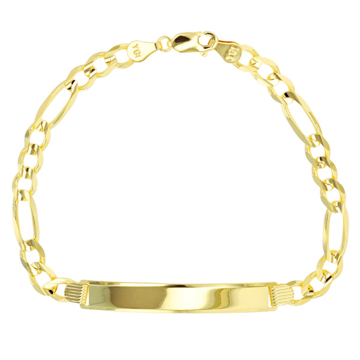 14K Yellow Gold Figaro 150 8.25" ID Bracelet