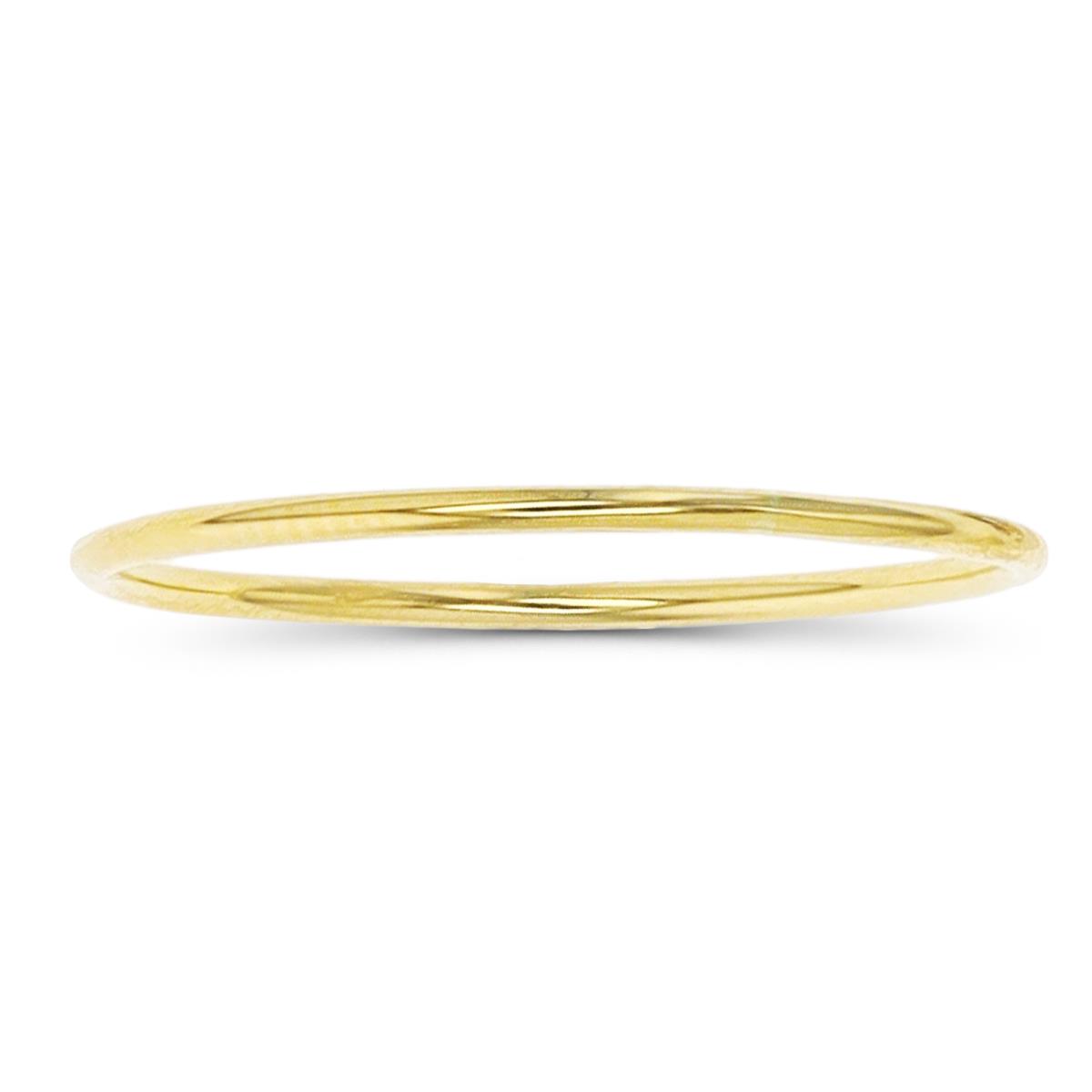 14K Yellow Gold 0.95mm Plain Band Ring